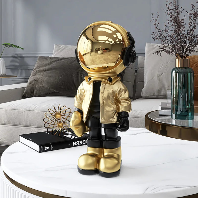 Plating Golden Astronaut home Decoration Luxury Ornaments