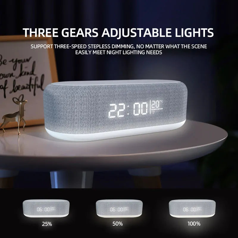 LED alarm clock Wireless charger