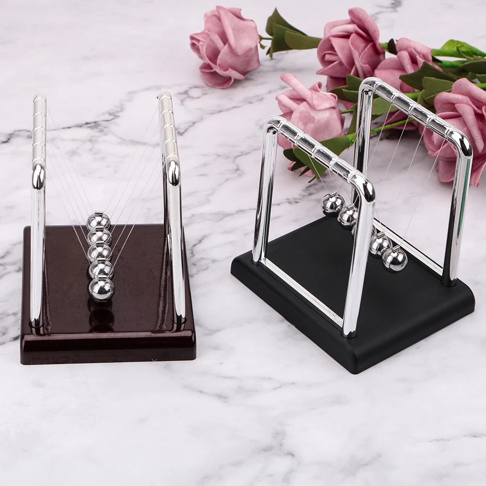 Newton's Cradle Desk Table Decor Metal Pendulum Ball Steel Balance Ball Newton Ball Physics Science Pendulum