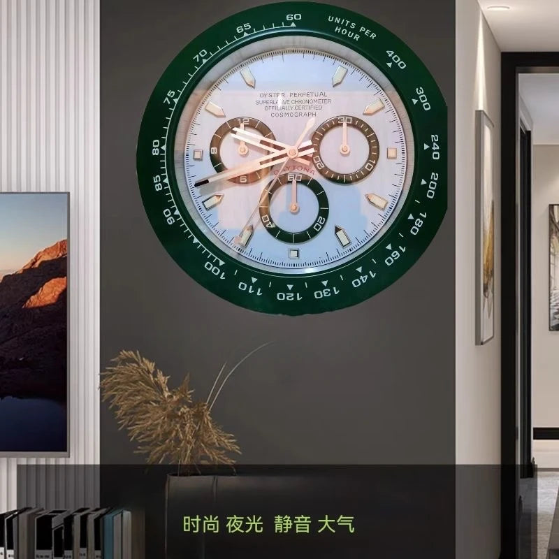 Luxury Wall Clock Modern Design Metal Large Role Wall Clocks Digital Luminous Art Watches Living Room Decoration Reloj De Pared