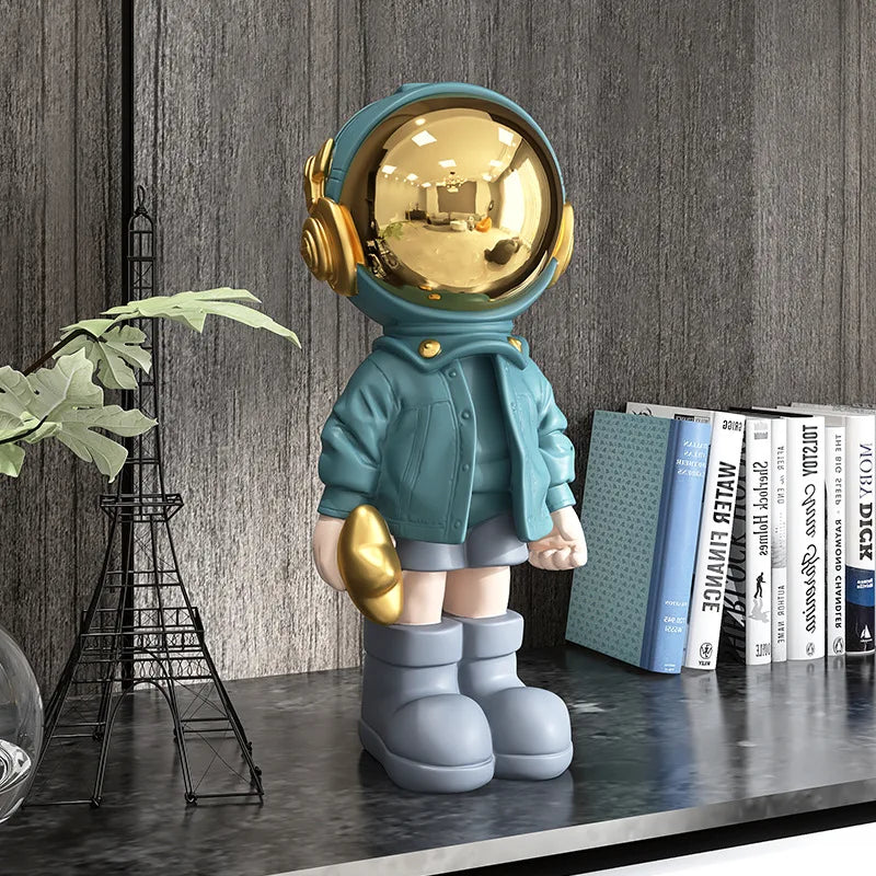 Plating Golden Astronaut home Decoration Luxury Ornaments