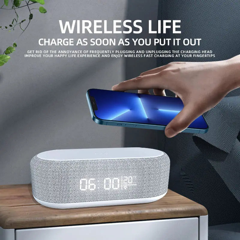 LED alarm clock Wireless charger