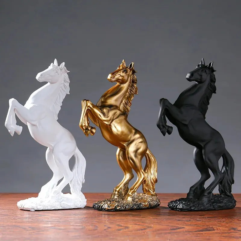 Horse Resin Statue Decoration, Statue,home Decoration, Living Room and Office Pegasus Crafts, Bar and Cafe Decoration