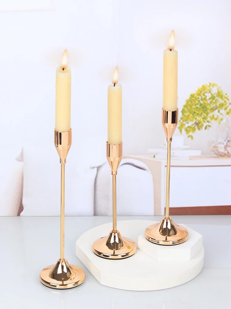 3Pcs/Set Candlestick - DECO KINGDOM