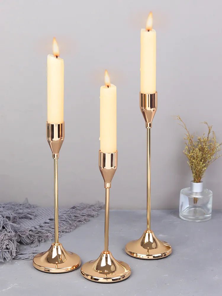 3Pcs/Set Candlestick - DECO KINGDOM