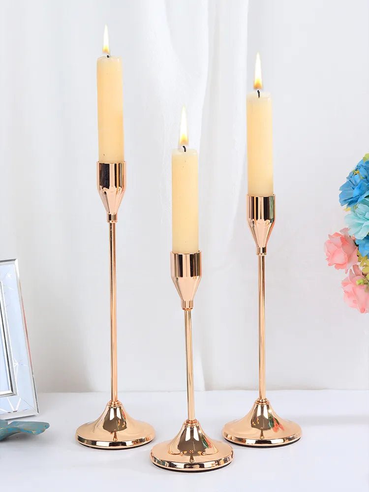 3Pcs/Set Candlestick - DECO KINGDOM