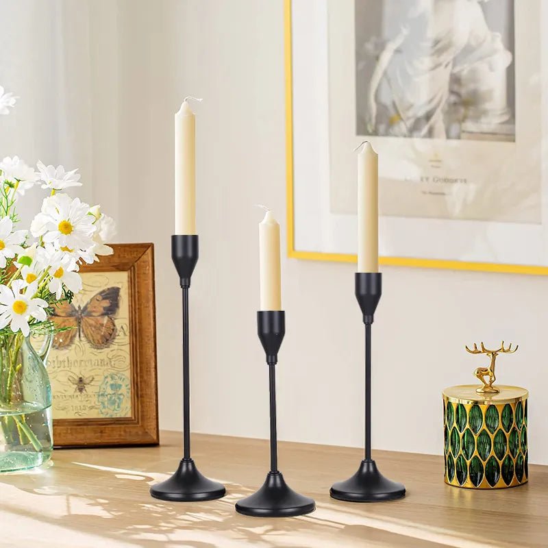 3Pcs/Set Candlestick - DECO KINGDOM