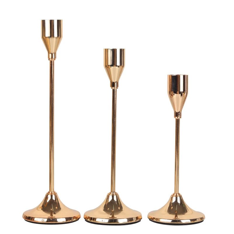 3Pcs/Set Candlestick - DECO KINGDOM