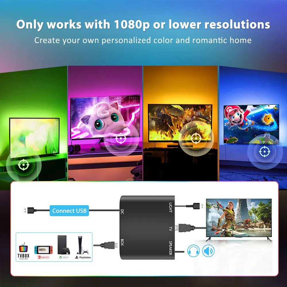 Ambient Led Strip Lights TV - DECO KINGDOM