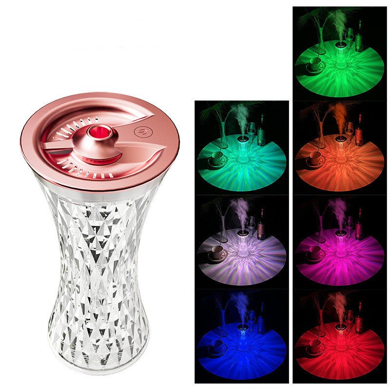 Wild Waist Humidifier Desktop Atomizer Romantic Atmosphere Lamp Crystal Lamp Night Light - DECO KINGDOMHumidificateur